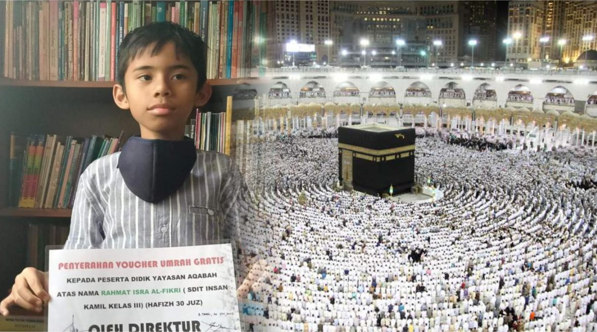 Rahmat Isra Al-Fikri Mendapat Umrah Gratis Karena Hafizh Quran