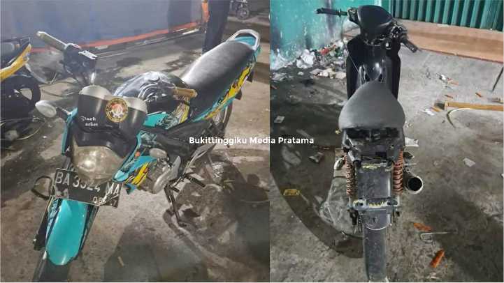 Tercyduk Saat Ingin Membobol Ruko, Kawanan Pencuri Tinggalkan Motor di By Pass Bukittinggi