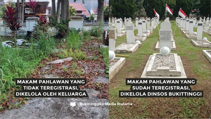 Dinsos Bukittinggi Berikan Klarifikasi Terkait Taman Makam Pahlawan yang Tidak Terawat