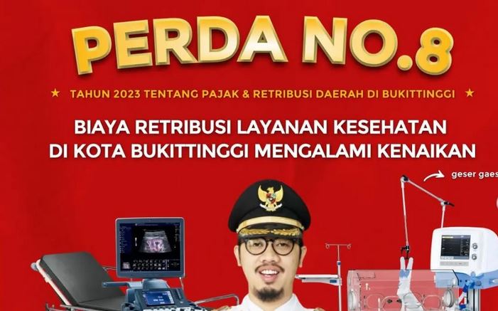 Biaya Retribusi Layanan Kesehatan di Bukittinggi Resmi Naik, Netijen Kaget