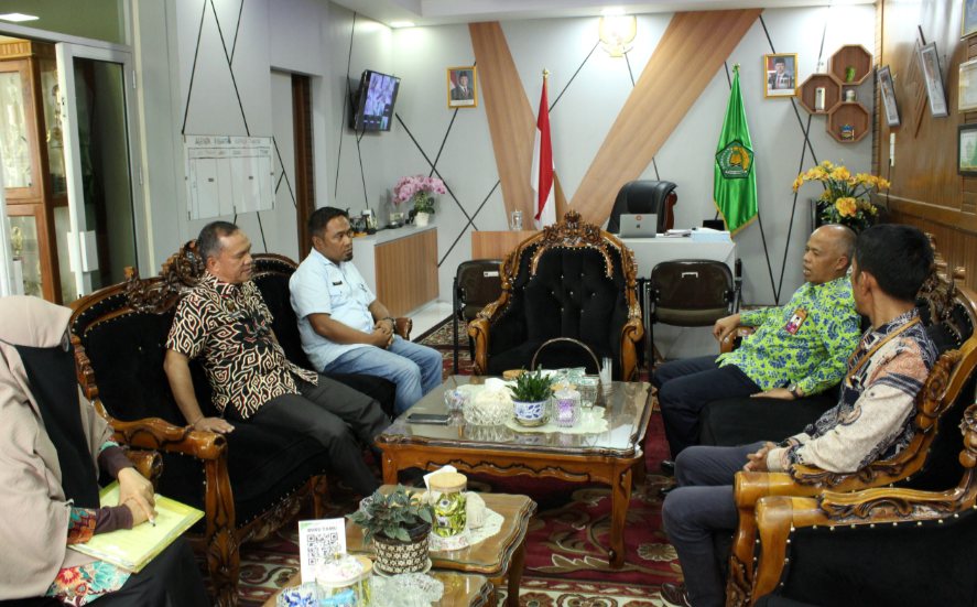 Kepala Kantor Pertanahan Kota Bukittinggi Lakukan Koordinasi dengan Kemenag untuk Percepatan Tanah Wakaf