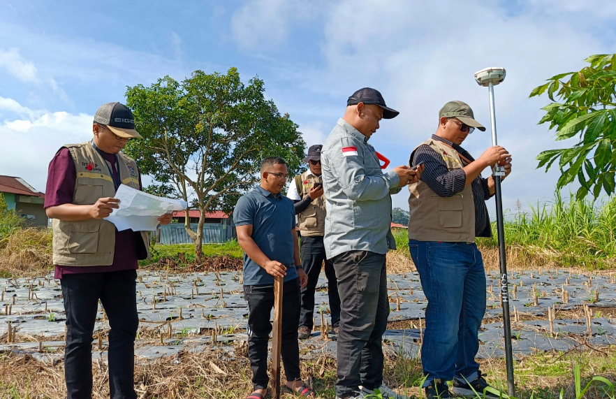 Kantor Pertanahan Bukittinggi Laksanakan Pemeriksaan Tanah Program PTSL Tahun 2025 di Kelurahan Ladang Cakiah