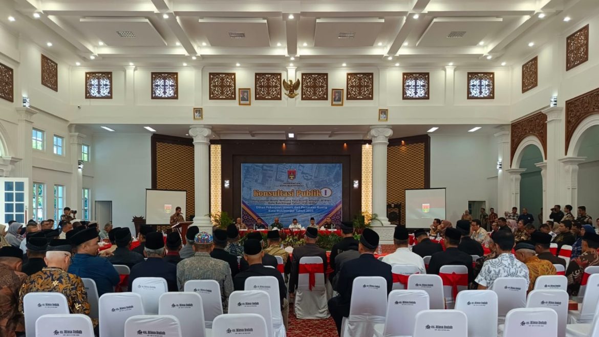 Kepala Kantah Kota Bukittinggi Hadiri Konsultasi Publik: Penyusunan Revisi RT RW Kota Bukittinggi Tahun 2010-2030