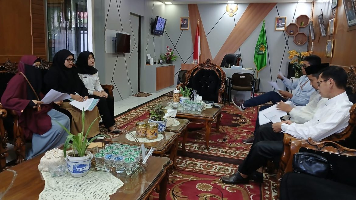 Upaya Percepatan Sertipikasi Tanah Wakaf, Kantah dan Kemenag Kota Bukittinggi Lakukan Pertemuan Teknis