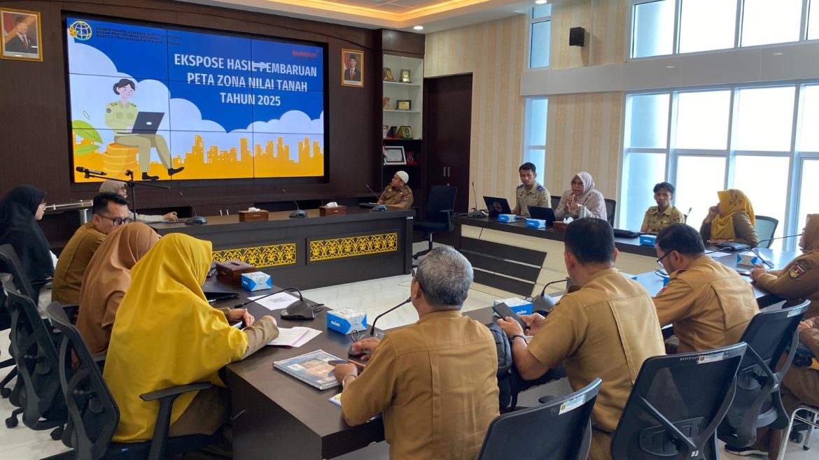 Kantor Pertanahan Kota Bukittinggi Gelar Kegiatan Ekspose Hasil Pembaruan Peta Zona Nilai Tanah
