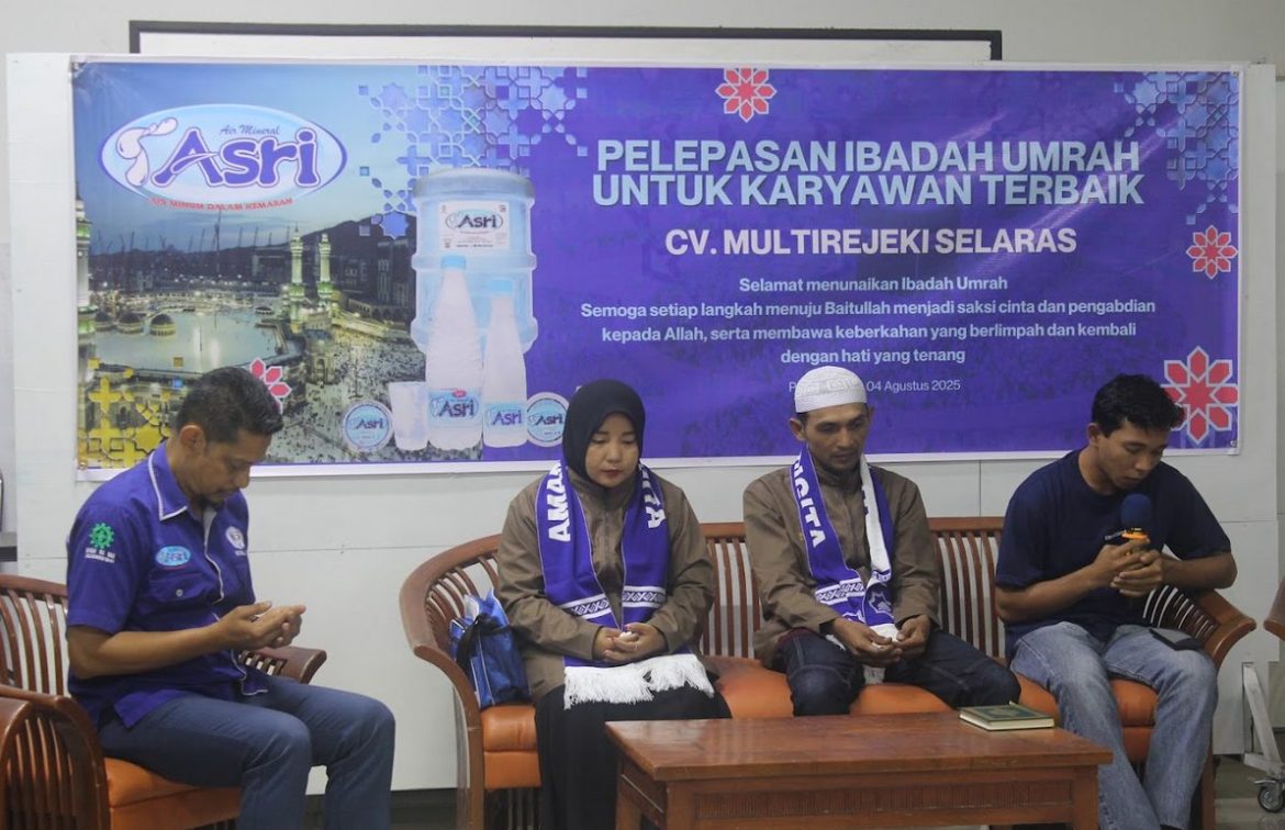 Air TASRI Hadiahkan Umrah Gratis Untuk Hermanto dan Wiwit