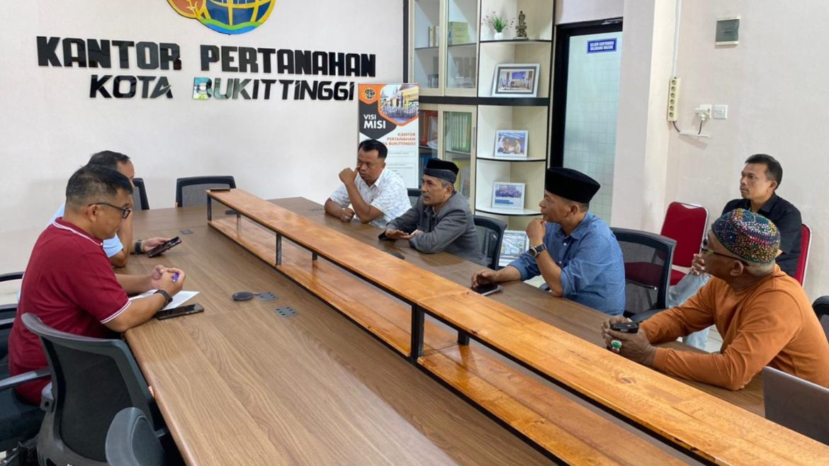 Kantor Pertanahan Kota Bukittinggi Berikan Penjelasan Terkait Proses PTSL Terkait Kepastian Hukum Tanah Adat