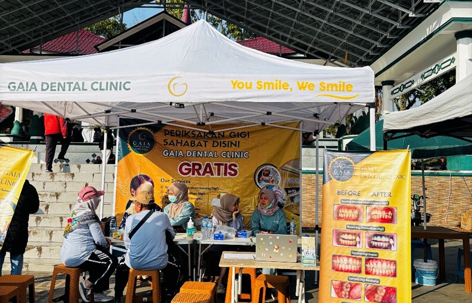 Warga CFD Bukittinggi Antusias Ikuti Pemeriksaan Gigi Gratis Bersama GAIA Dental Clinic
