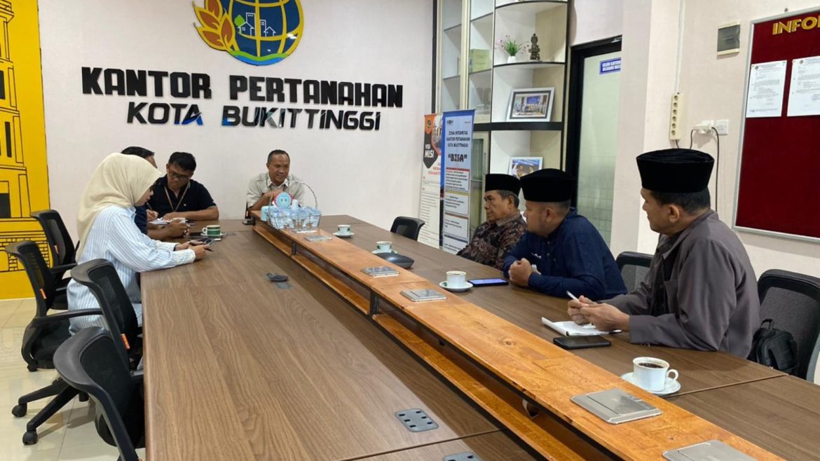 Rapat Koordinasi Bersama KAN, Kantah Bukittinggi Tegaskan Komitmen LIndungi Tanah Adat