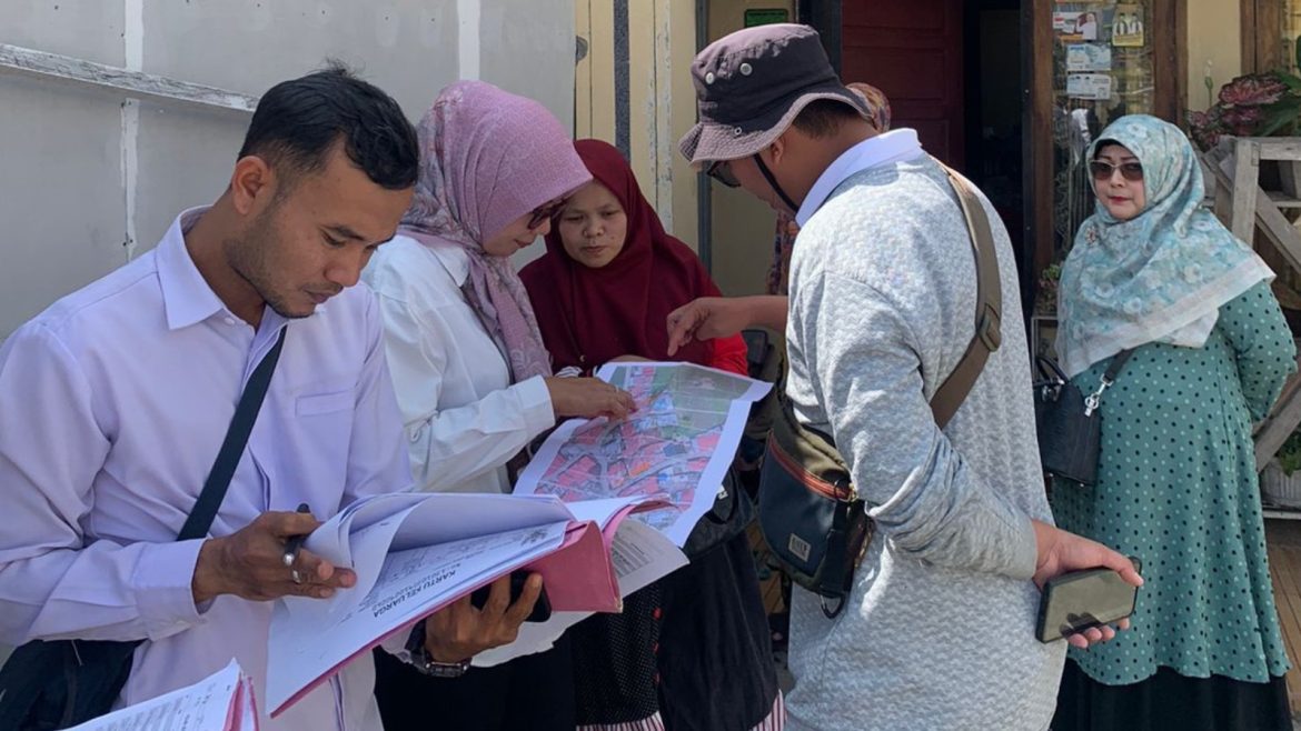 Kantah Bukittinggi Gelar Pemeriksaa Lanjutan PTSL di Kelurahan Pakan Labuah