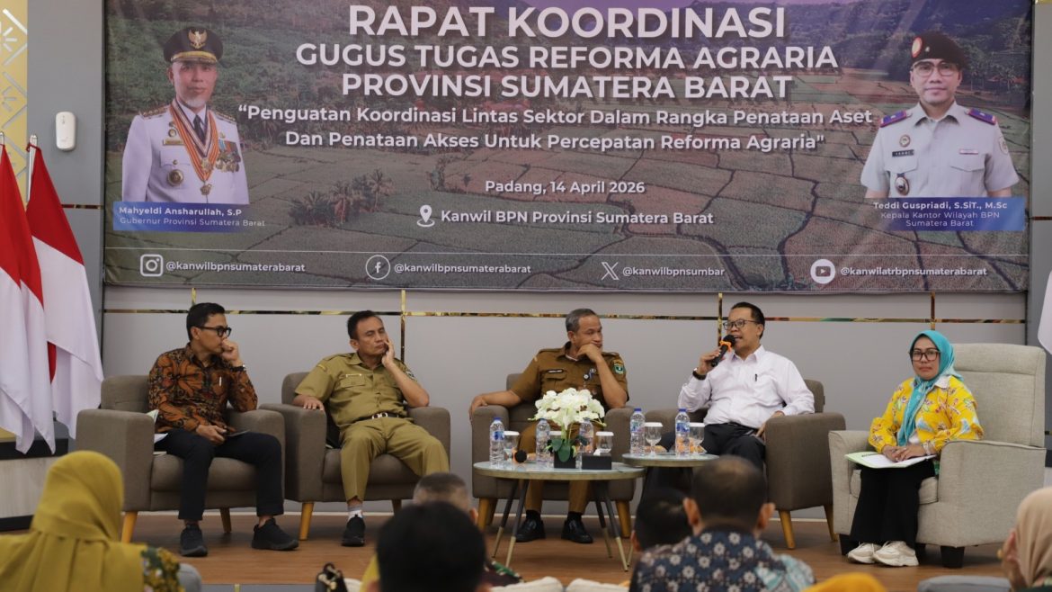 Percepatan Reforma Agraria, Kantah Bukittinggi Aktif dalam Rakor Provinsi