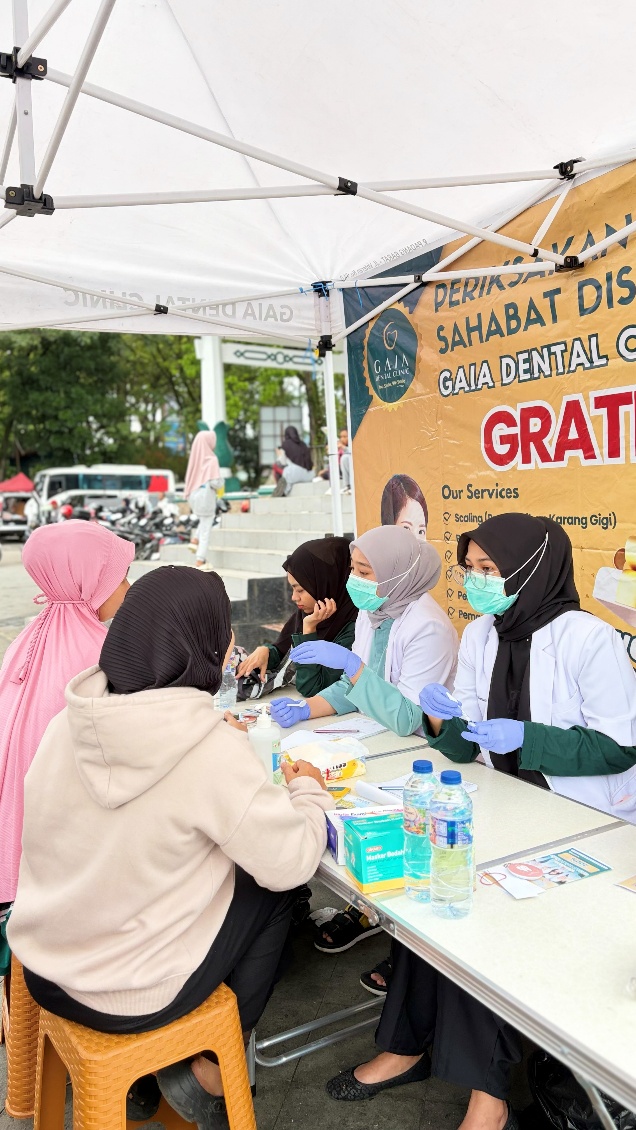 GAIA Dental Clinic Hadir Lebih Dekat, Tingkatkan Kesadaran Kesehatan Gigi Masyarakat di Lapangan Kantin Bukittinggi