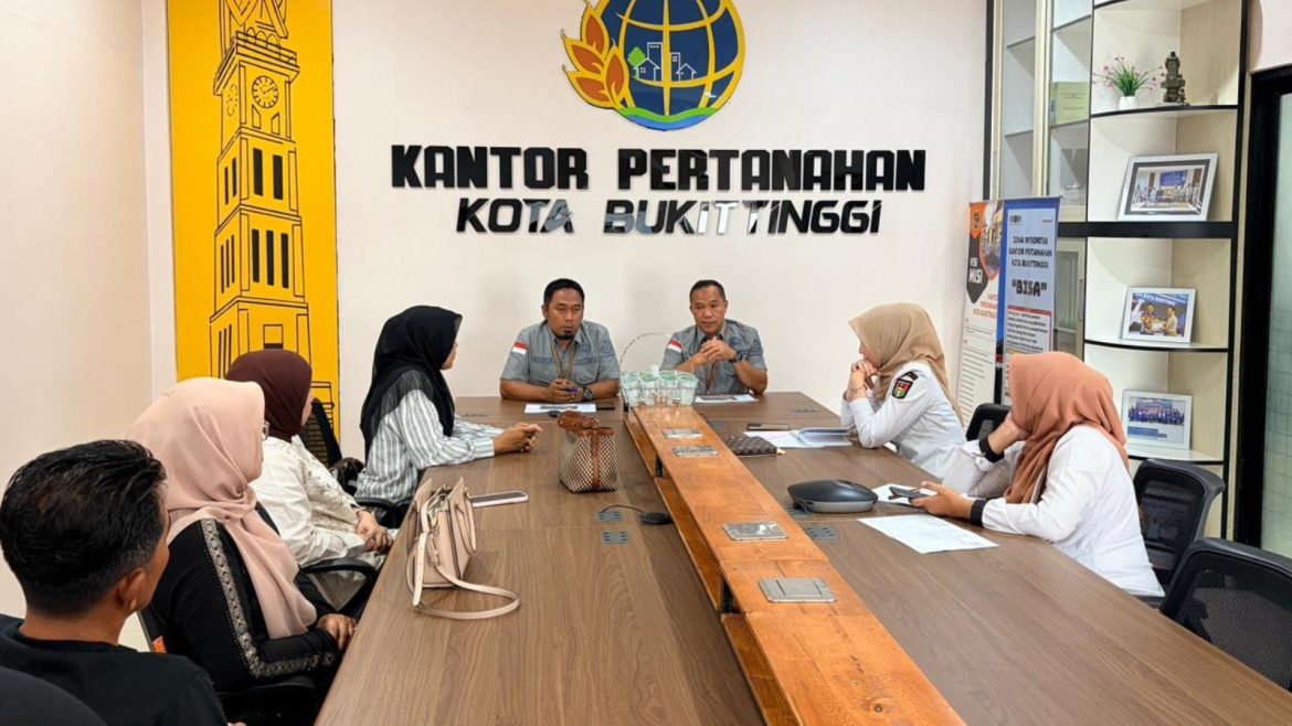 Koordinasi Lintas Instansi, Kantah Bukittinggi Gelar Ekspos Pengukuran