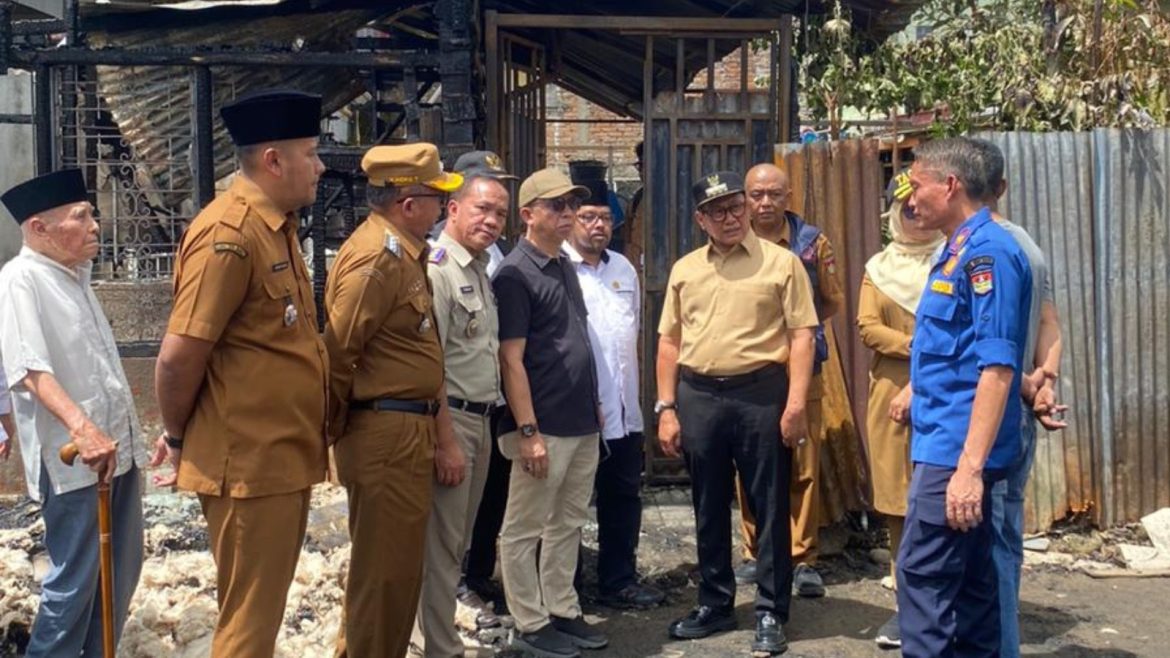 Respons Cepat Pasca Kebakaran, Kakantah Bukittinggi Lakukan Peninjauan Lapangan