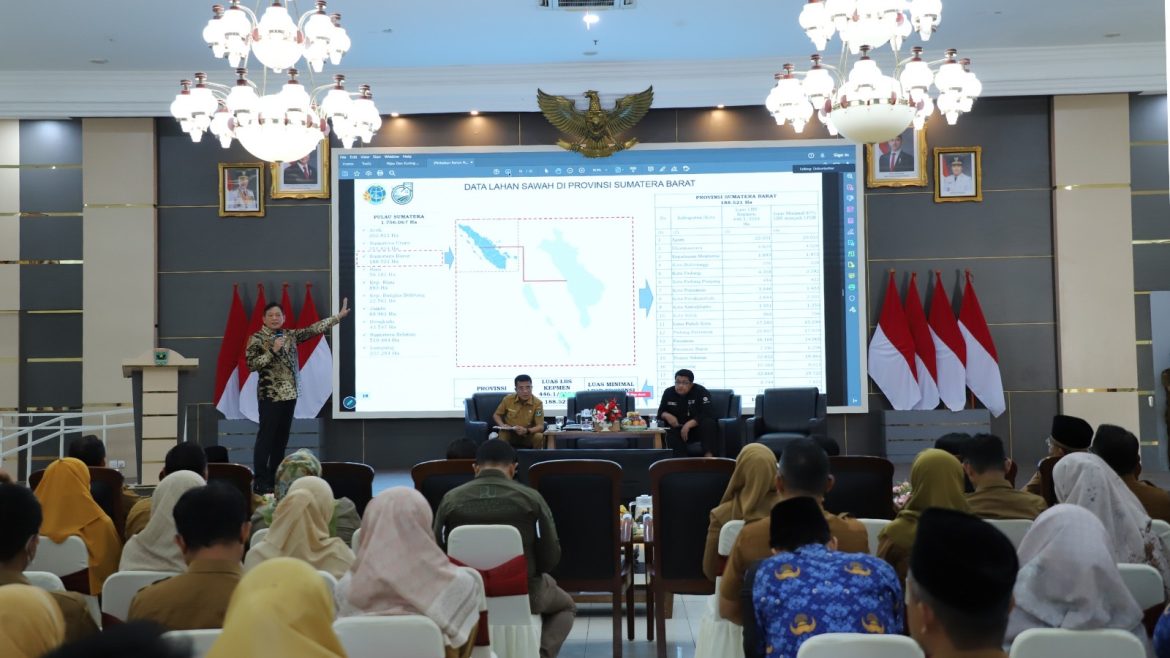 Melalui Rakor LP2B, Kantah Bukittinggi Dorong Keberlanjutan Lahan Pertanian