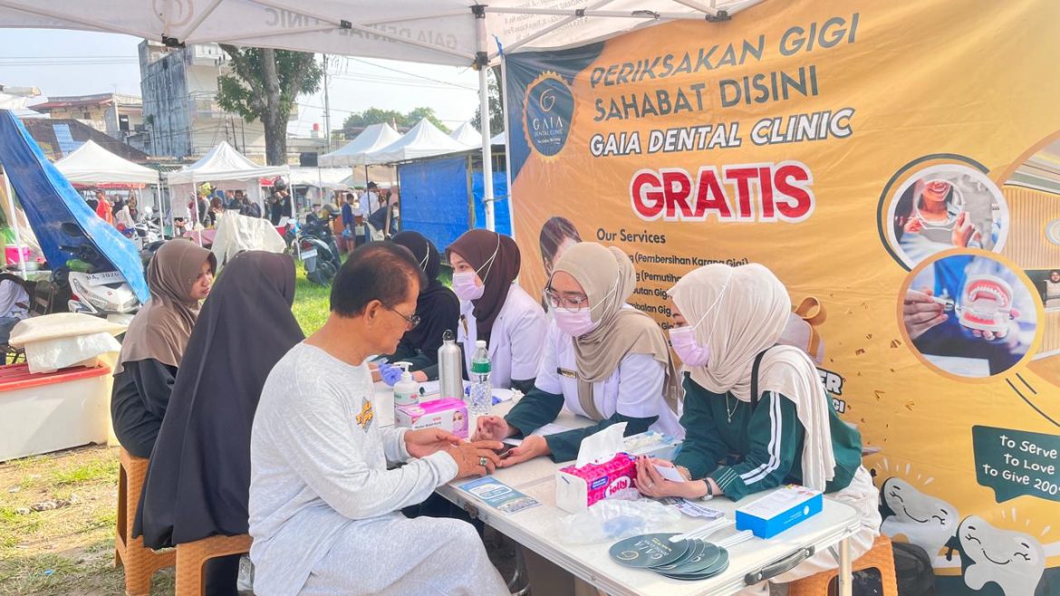 GAIA Dental Clinic Hadirkan Periksa dan Konsultasi Gigi Gratis di Lapangan Kantin Bukittinggi